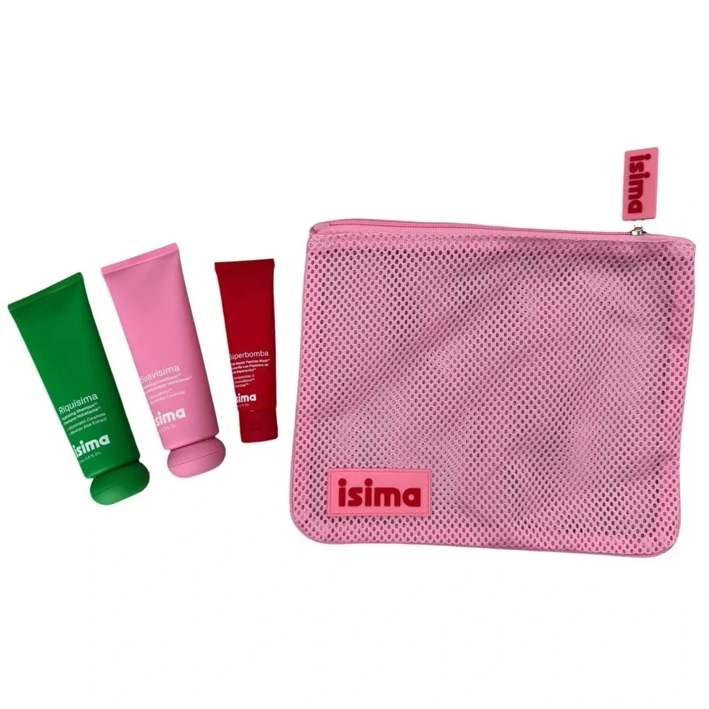 Isima Shakira Superisima Hair Care Discovery Kit Travel Size Hydrating Pouch